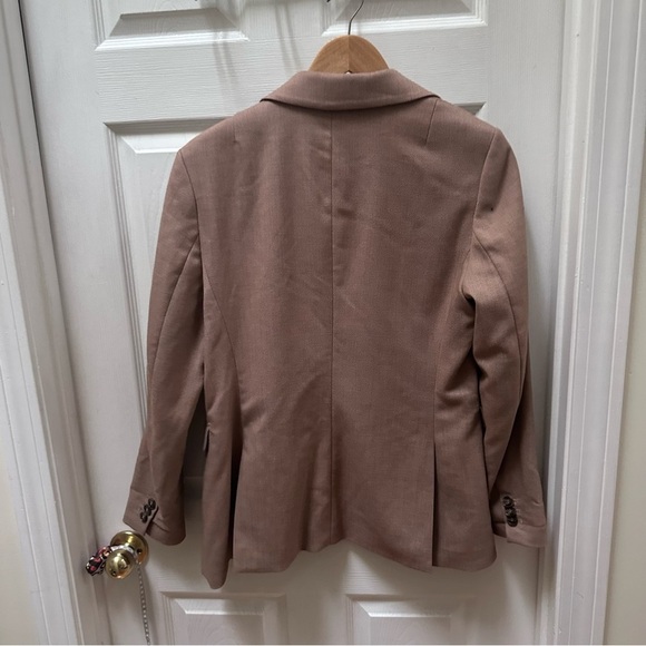 Giuliva Heritage x H&M blazer jacket medium tan camel brown - Picture 7 of 8